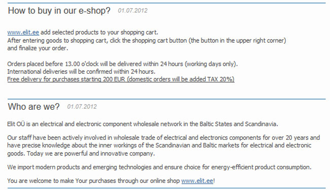 newsletter